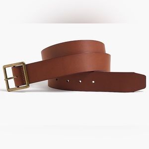 J Crew Wide leather belt 36